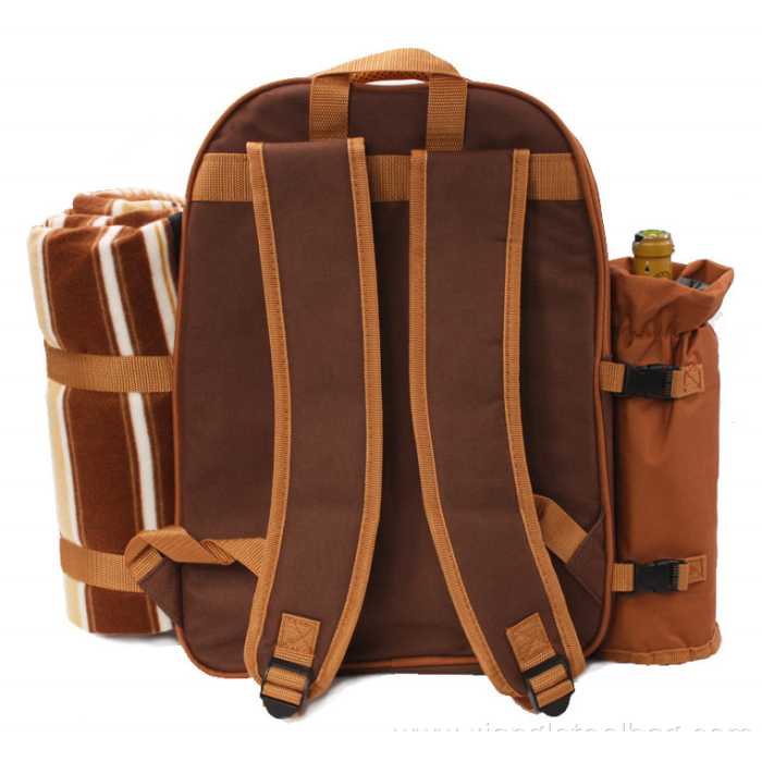 Luxury Picnic Backpack with Cooler Compartment